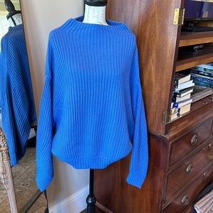 Listicle Sweater royal blue size medium